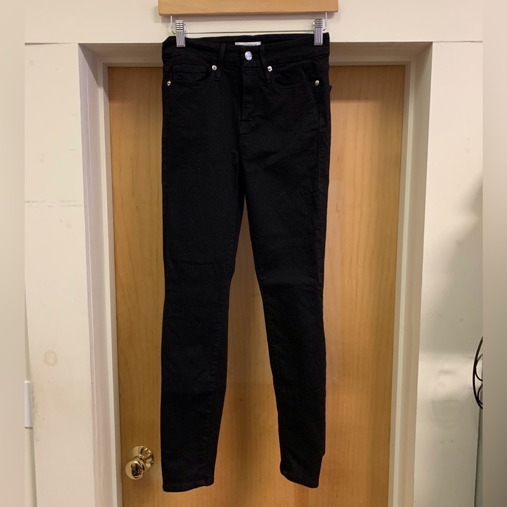 Good American Good Legs Black Skinny Jeans size 2/26